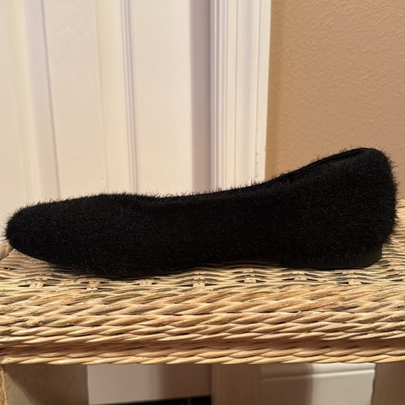 VIVAIA Square-Toe Faux Mink-Knit Flats (Margot2.0) Square Toe in Black sz 9.5 - Picture 9 of 13